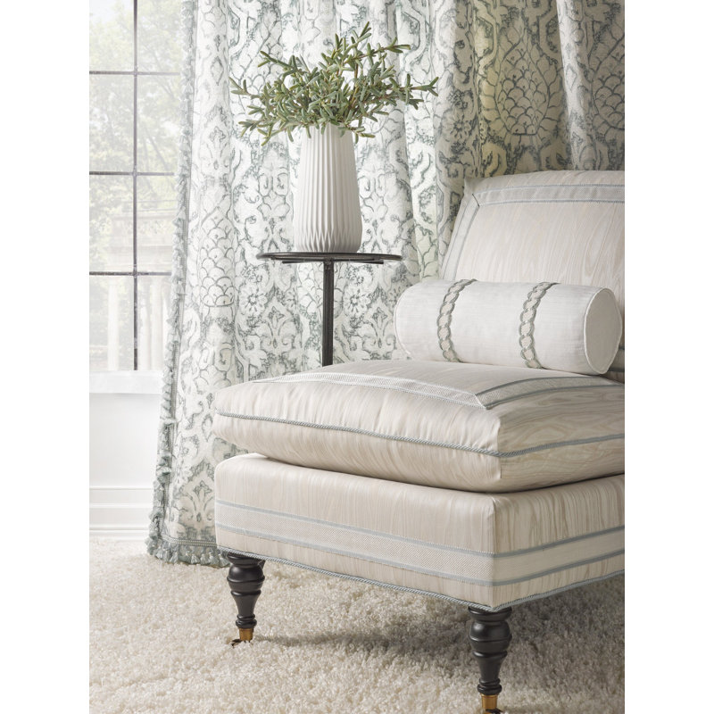 Merchante Faux Bois Weave Fabric, Fog