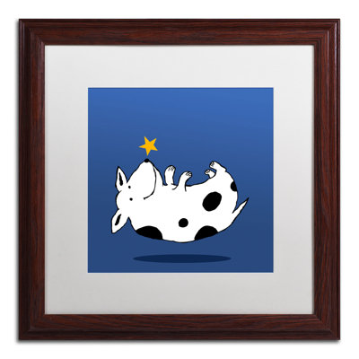 « star dog » par carla martell, art encadré