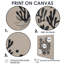«Black and Brown Natures Coastal Essence», art sur toile corail, art mural bord de mer noir-130379993-130379973-130379975