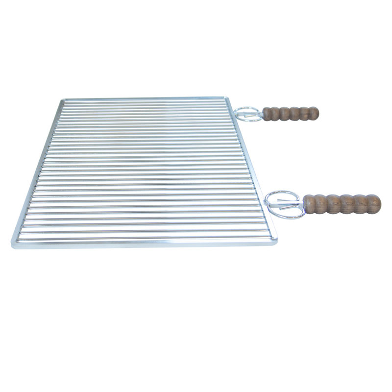 Haroun Steel Non-Stick Grill Griddle, 4cm H x 60cm W x 59cm D