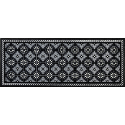 Non-Slip Geometric Indoor / Outdoor Doormat