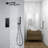 Thermostatic Complete Shower System with Rough in-Valve-98102059