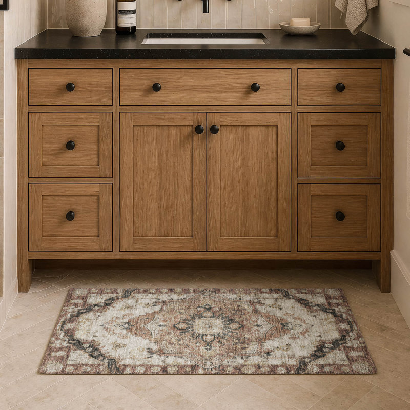 Tapis intérieur / extérieur lavable à la machine Chantille ACN2875 Global, 1 pi 8 po x 2 pi 6 po, Paprika