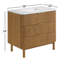 Nova 36" Marble Top Single Sink Vanity-1305124693