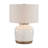 Uttermost Jarret Glaze White Table Lamp