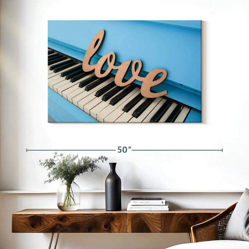 Abarca Love On Piano, H 26 po x l 39 po
