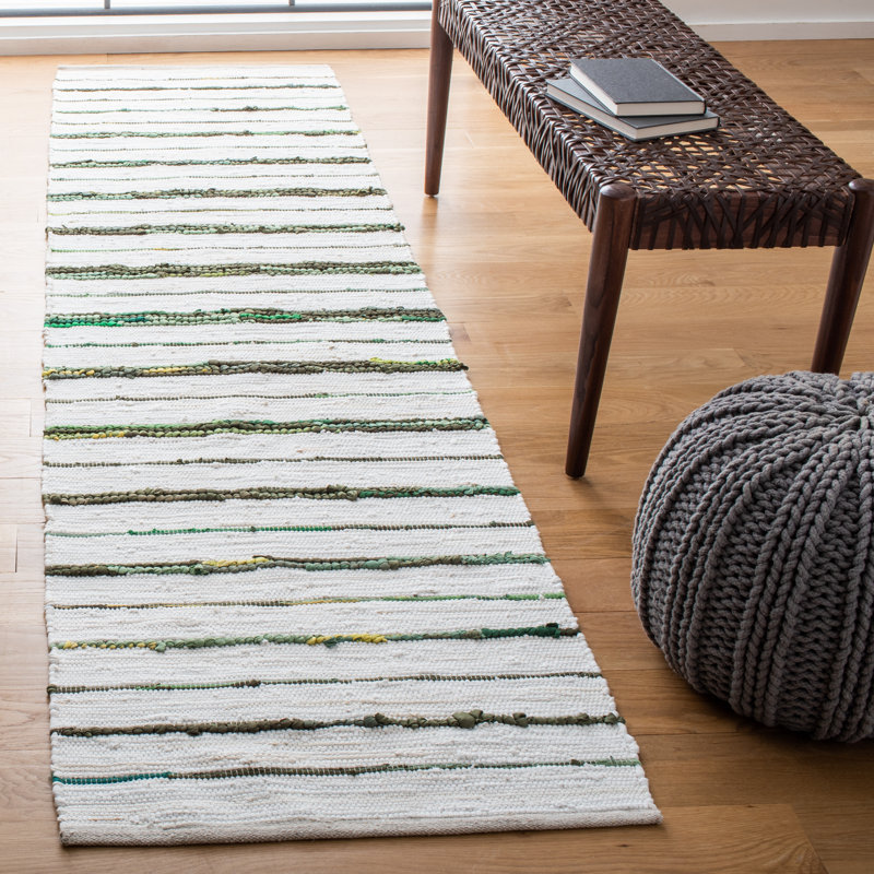 Montauk Hand Woven Performance Striped Rug, Runner 2'3" x 9'