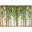 Forêt abstraite «Green Forest Trees Abstract Leaves» sur-99141897-99141898