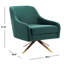 Fauteuil en velours Skye-536850057