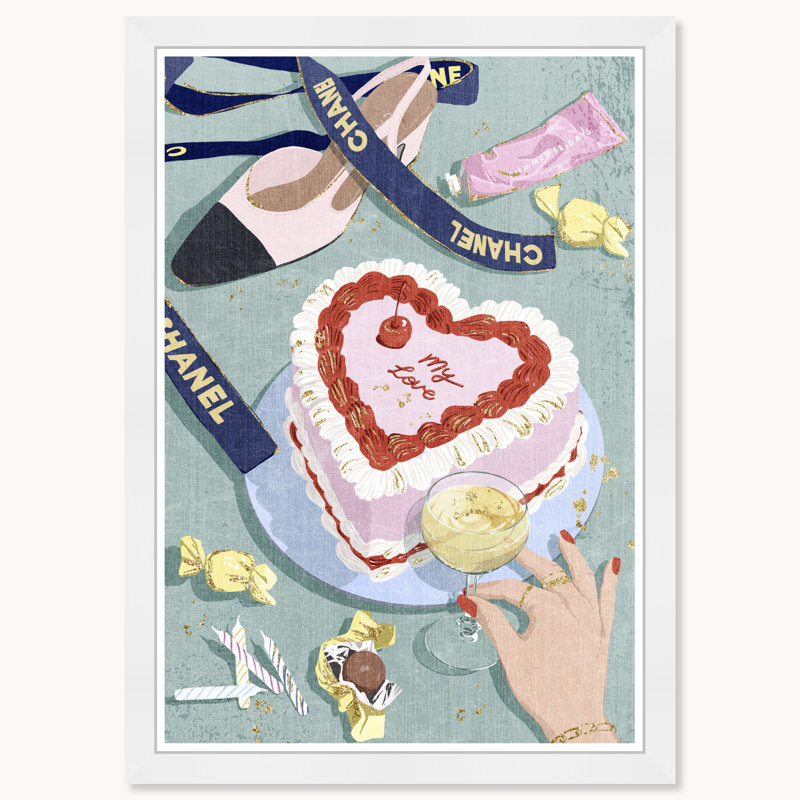 Celebration Essentials, White Framed
