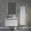 Ensemble de meuble-lavabo mural simple 30 "avec miroir Artesian