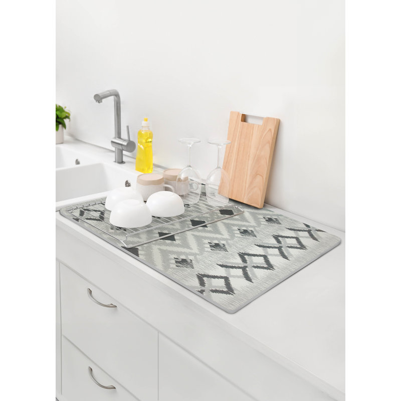 Dierdre Grey Stone Quick Drying Mat