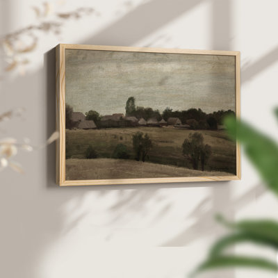 Paysages rétro-CDLxxx - reproduction encadrée - réversible