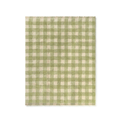 Tapis lavable Vichy