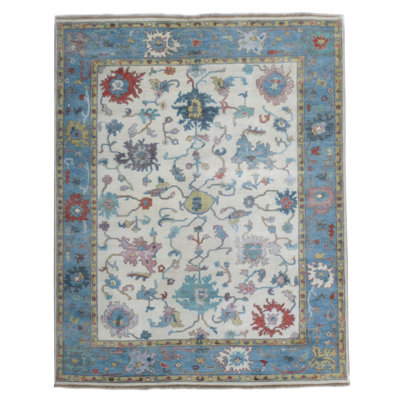 Tapis ivoire 9 x 12 Oushak