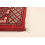 Tapis rouge foncé Maleaha Peshawar Bokhara 2 pi 7 po x 4 pi 0 po
