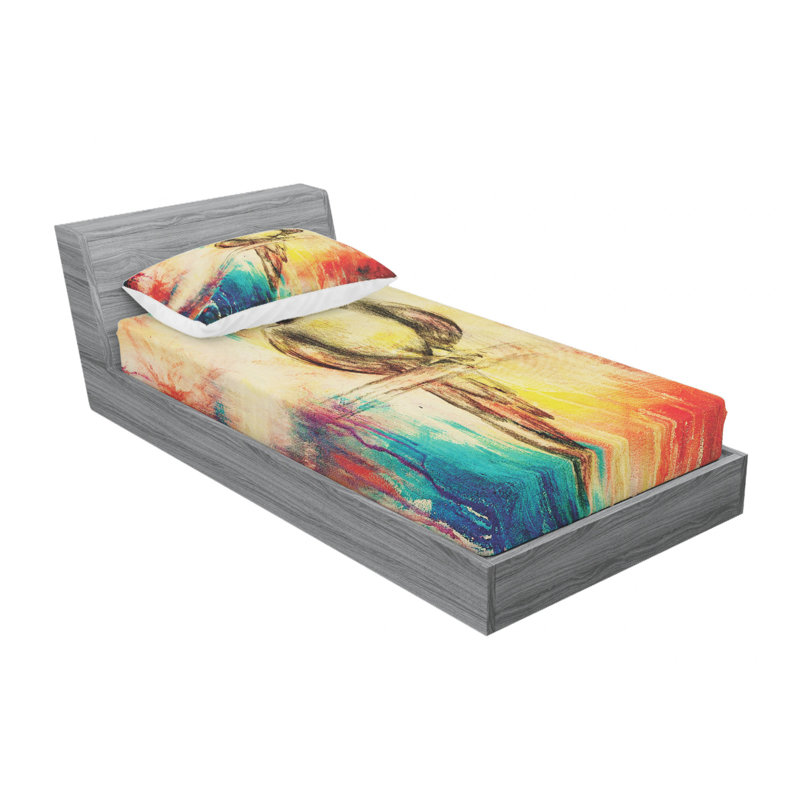 Parrot Microfiber Sheet Set, Twin XL Sheet Set + Fitted Sheet + 1 Pillowcase