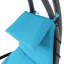 Chaise longue suspendue en acier avec support et auvent Cave Spring - ensemble de 2 - bleu sarcelle-2025343112-2025344622