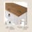 Dinnington 34.49'' Solid Wood Console Table-718095022-725907761