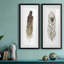 Cadre photo, ensemble de peintures sur papier