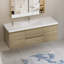 Meuble-lavabo mural 60 po avec lavabo à fixation murale 60 po avec lavabo en résine-106463584