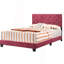 Charmant lit double en cerisier pour les espaces modernes