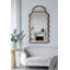 Miroir arqué avec cadre unique