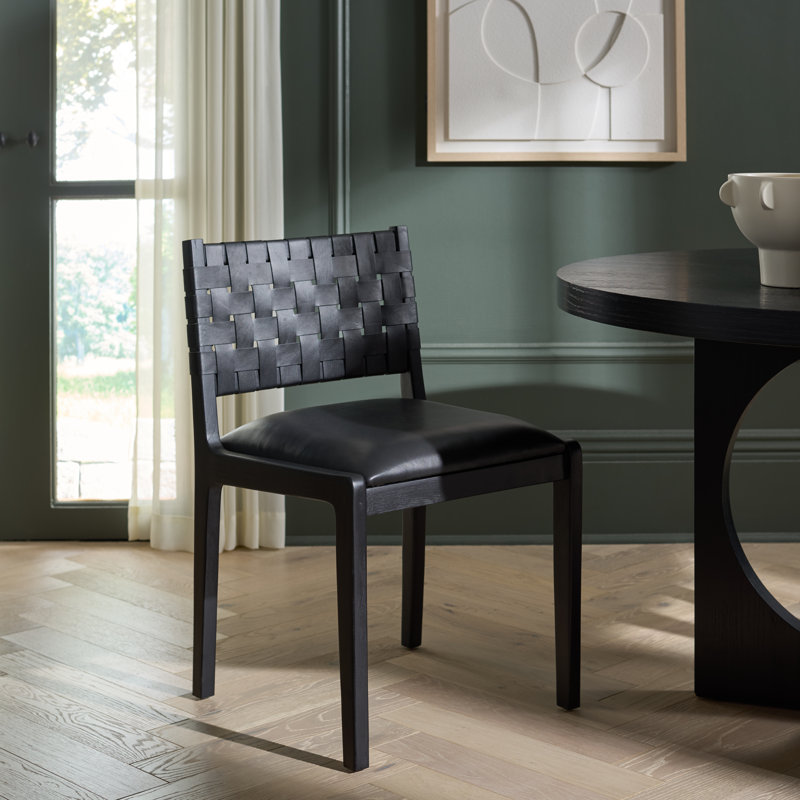Chaise de salle à manger Alcuin, Noir