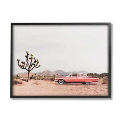 " Vintage Car In Desert Scenery " by Sisi And Seb