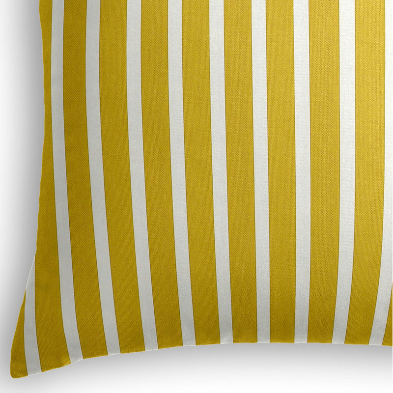 Housse de coussin d'extérieur carré Sunbrella, 18 po x 18 po x 6 po, Jaune