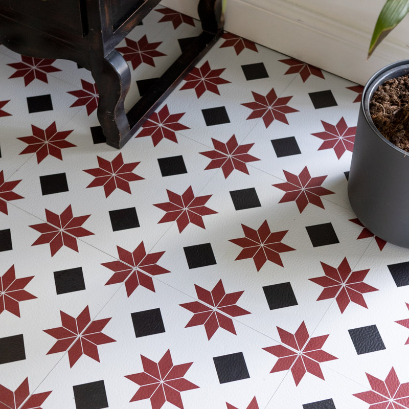 Orion 30.48 x 30.48cm Self-adhesive Vinyl Floor Tiles Pack 10 (0.93sqm)