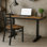 La terre et le bureau industriels