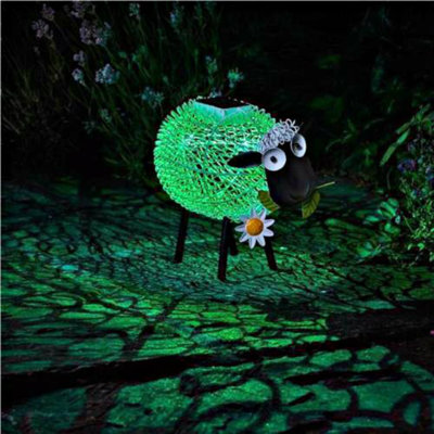 Gurule Sheep Weather Resistant Metal Garden Statue
