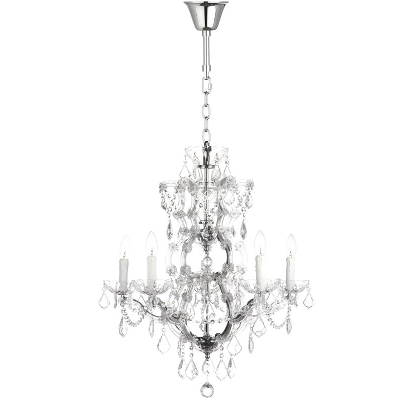 Lustre en cristal 6 lumières Filton
