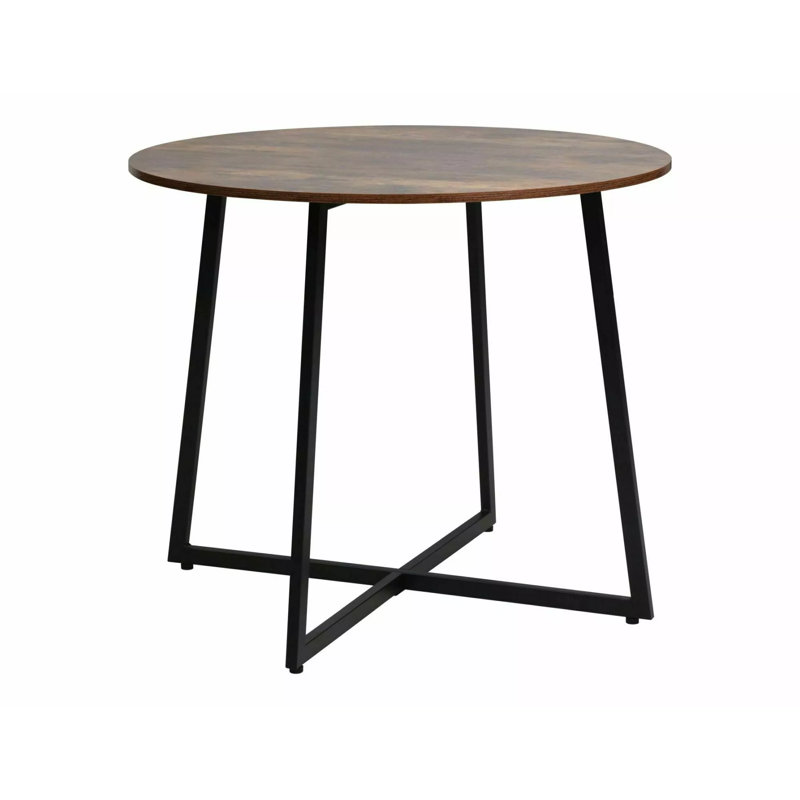 Alesha Round Metal Base Dining Table