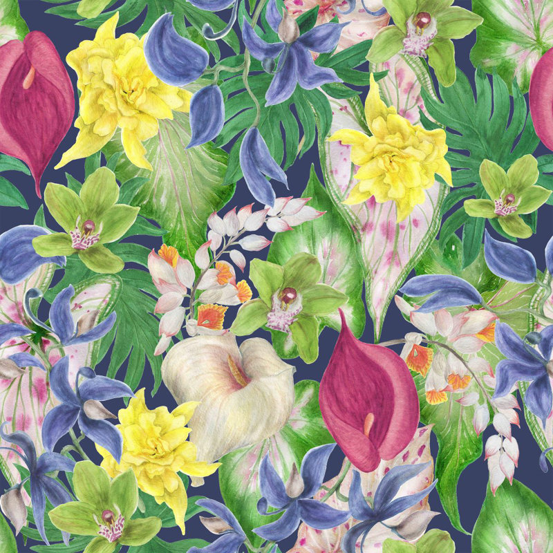 Peel & Stick Wall Mural, 1' W x 10.42' L