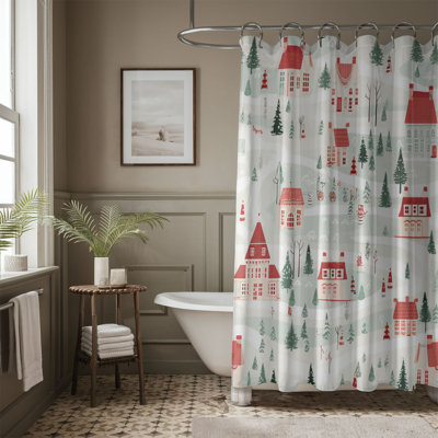 Rideau de douche Retro Holiday - Premium