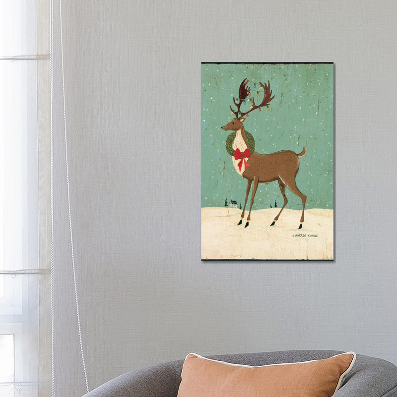 «Winter Dear II», reproduction d'art sur toile tendue, H 26 po x l 18 po, Toile tendue, Ne s’applique pas