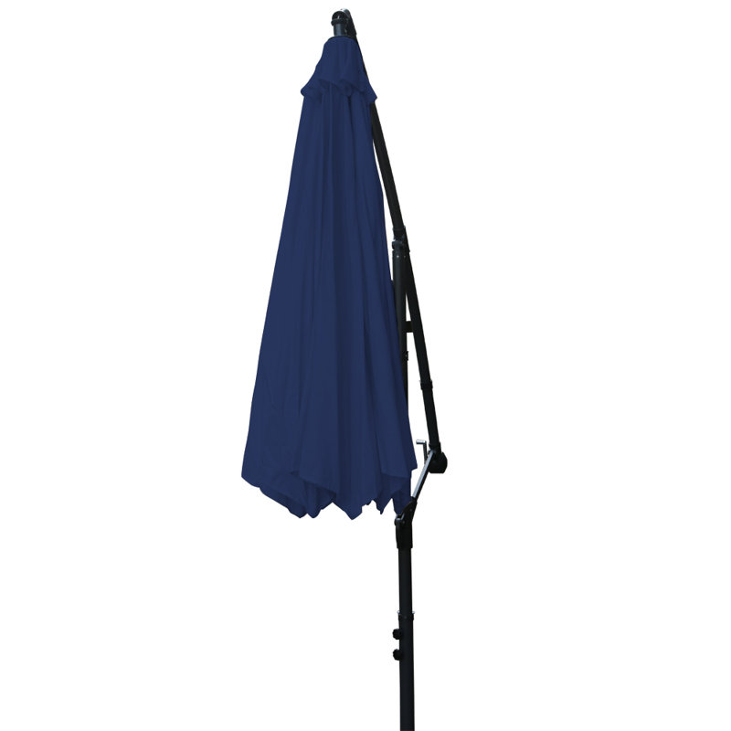 Poe 3m Cantilever Banana Parasol, Blue