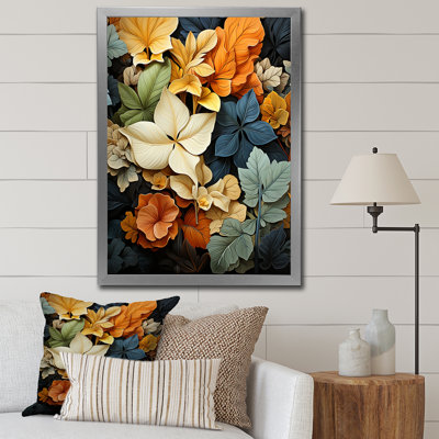 Feuilles d'automne, palette en sourdine - impression