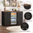 Large Coffee Bar Cabinet With Fridge Space(fridge Not Included),  Liquor Cabinets With Drawer & Storage,   Buffet Sideboard Table For Home, Fluted Modern Design,53.2" L