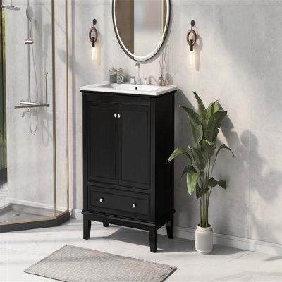 Meuble-lavabo multifonctionnel avec lavabo