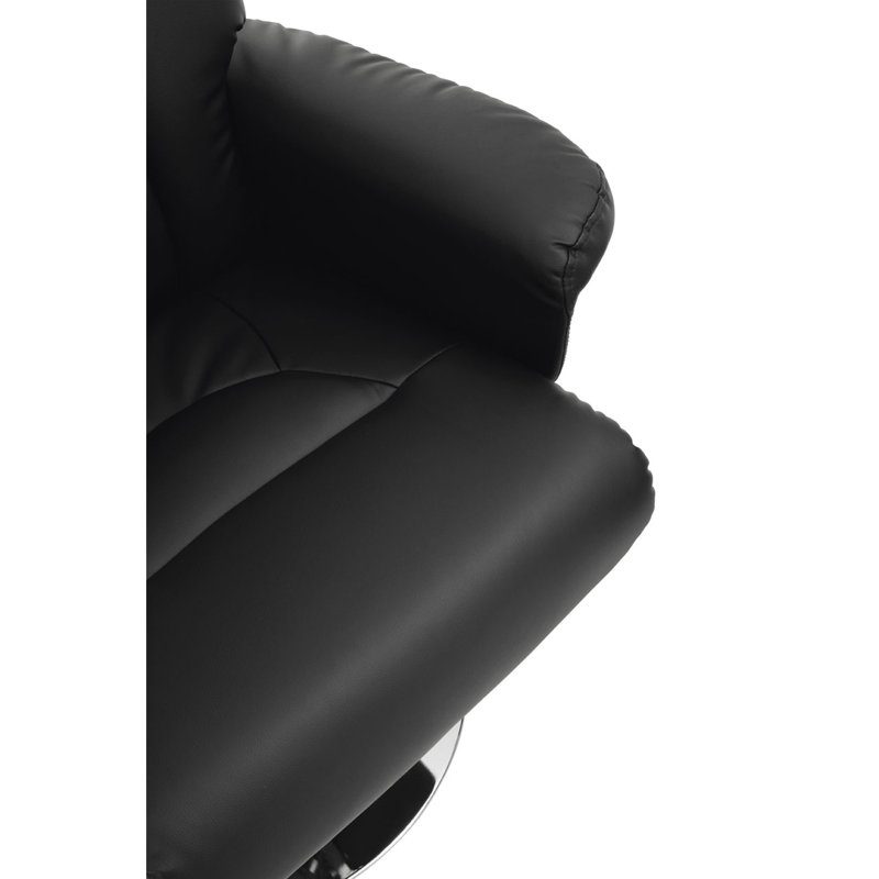 Leather Chair With Footstool