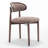 Upholstered Solid Wood Dining Chair Side Chair-1686037630
