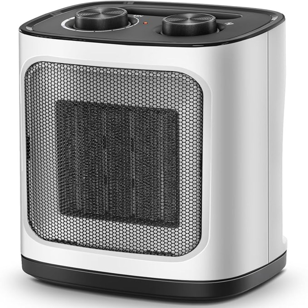 BUILTCO Chaufferette électrique portative Kismile, petit ventilateur de ...