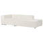 APRICA 3 Seater Boucle Sofa & Chaise-102465532-102476842