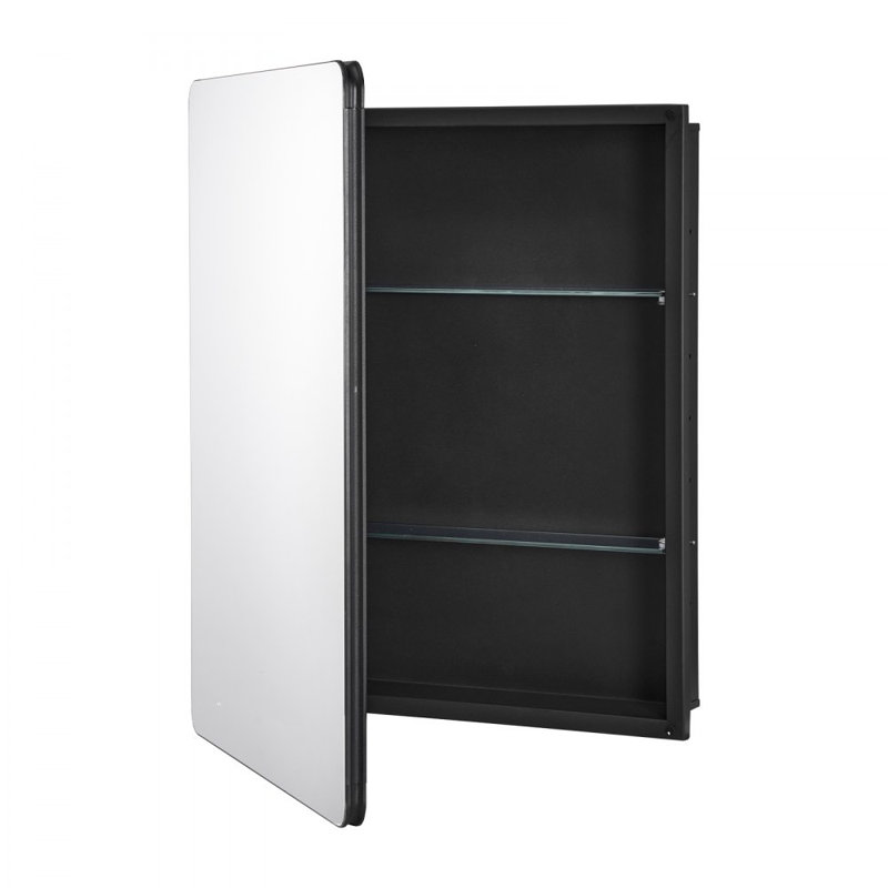 Armoire à pharmacie avec miroir, H 30,04 po x l 24,01 po x P 5 po