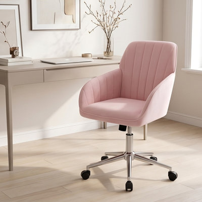 Chaise de bureau réglable, fauteuil, chaise pivotante avec base en métal