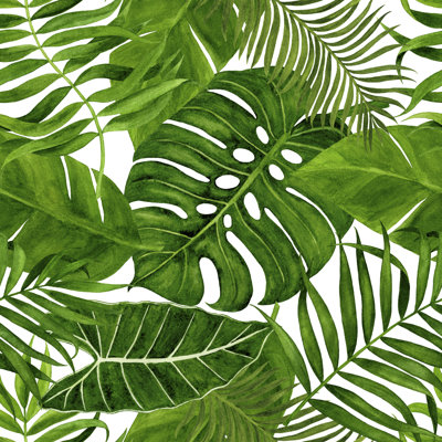 " Seamless Pattern With Leaves "
