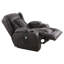 Manual Swivel Rocking Recliner with Heat and Massage-154337231